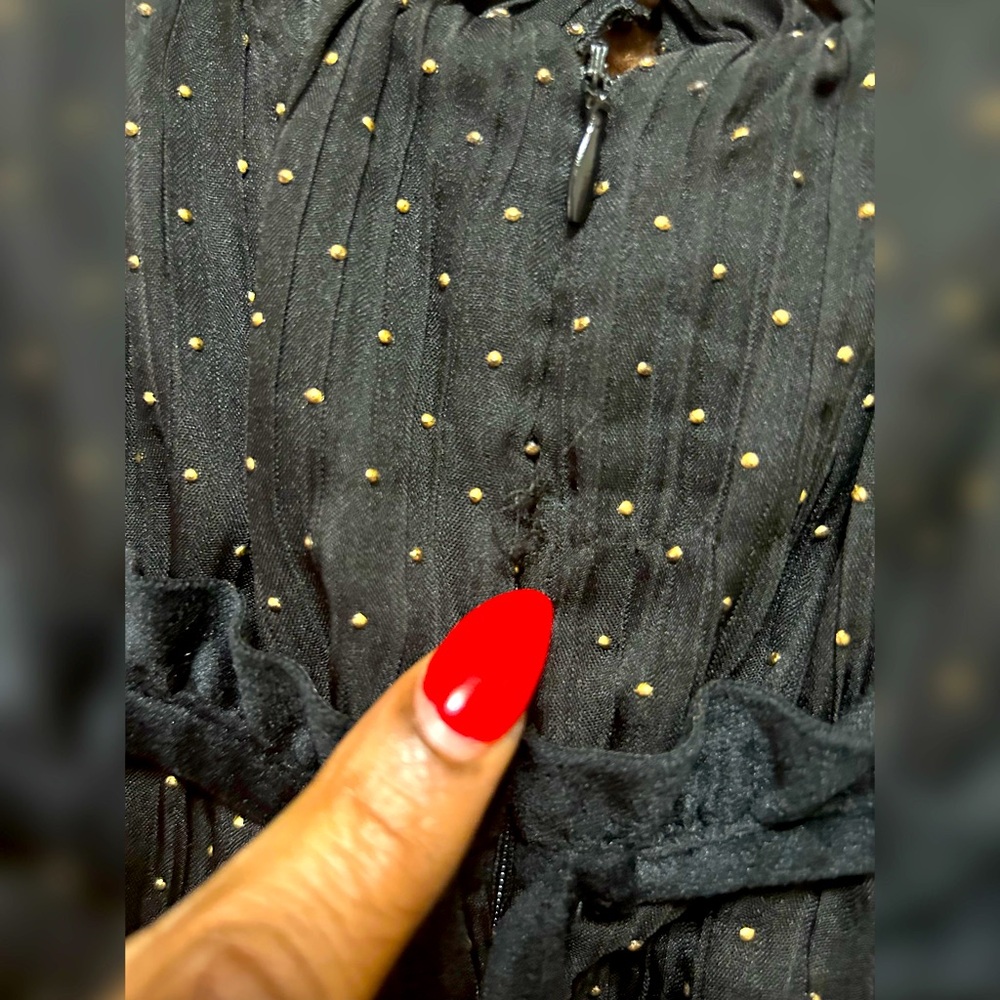 Plissé Embellished Midi Dress - Picture 14 of 14